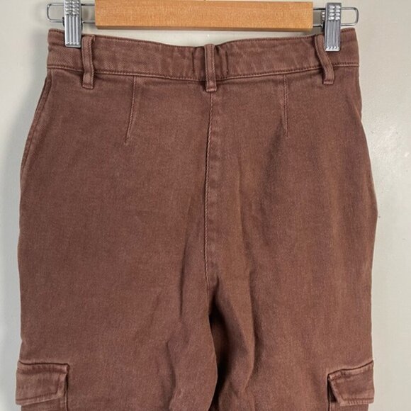 Aritzia Wilfred Free Modern high rise Cargo Pant in Gd Cognac size 4 - Picture 6 of 15